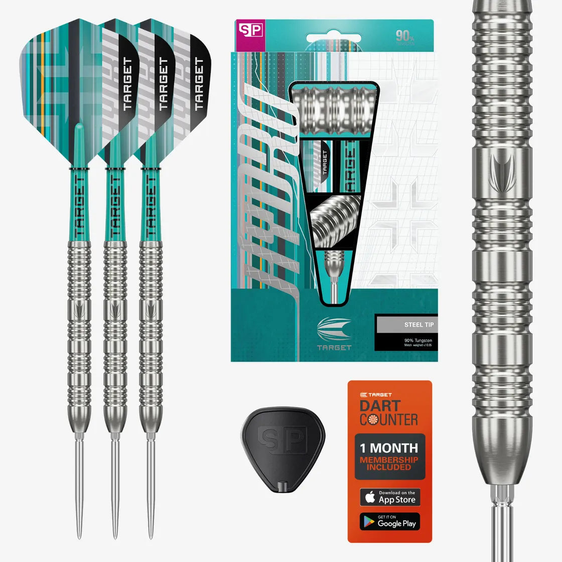 Target - Hydro 02 - 90% - Steel Šipky - Direct Darts - 1