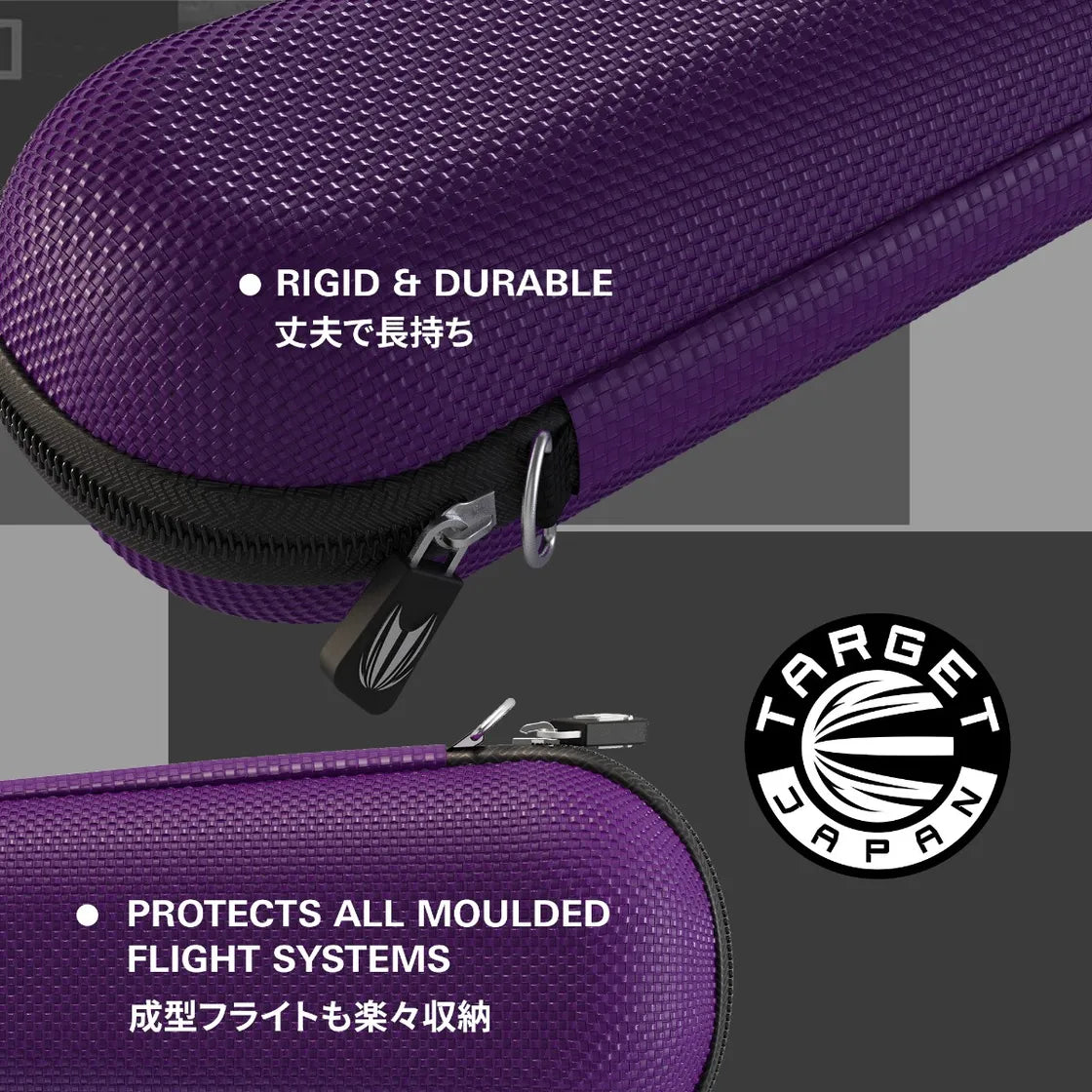 Target Japan - Takoma - Shell - Fialové - Puzdro Na Šípky - Direct Darts - 2