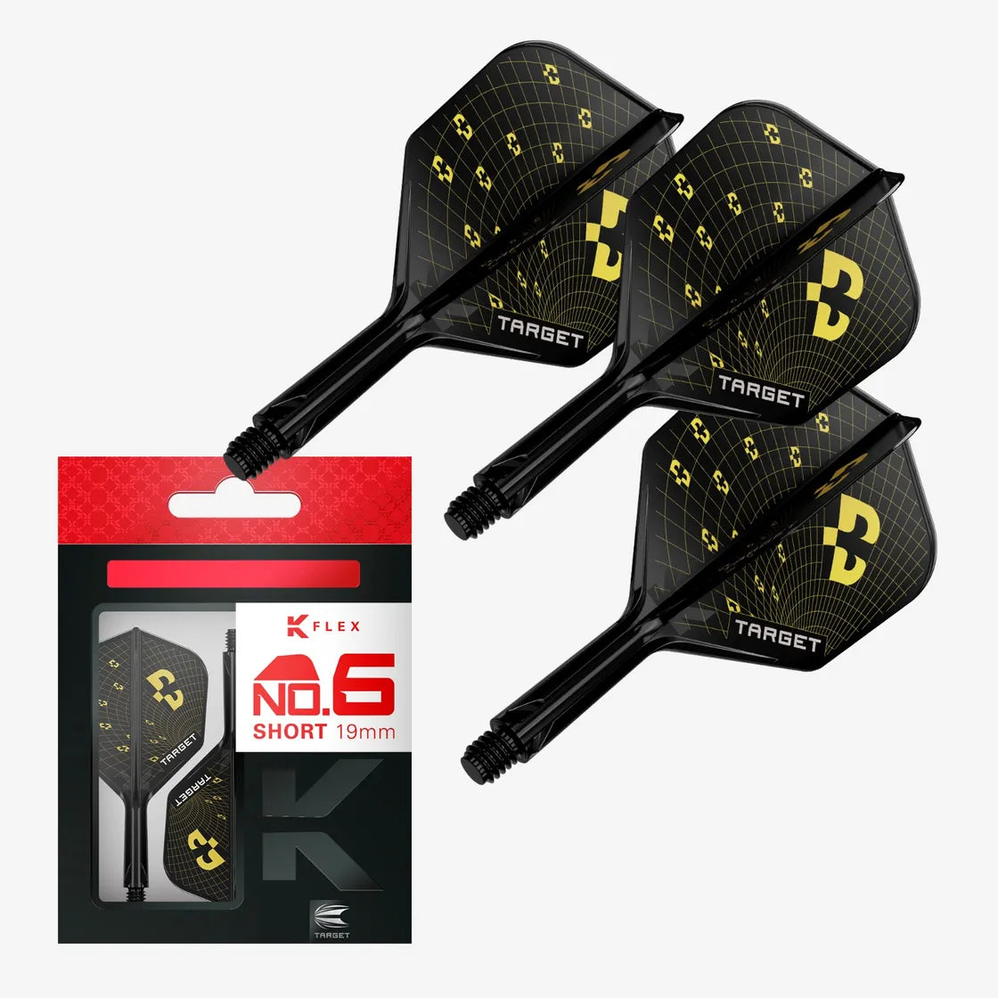 Target - K-Flex - Bolide - No6 - Jednodílný Násadky/Letky Na Šípky - Direct Darts - 1