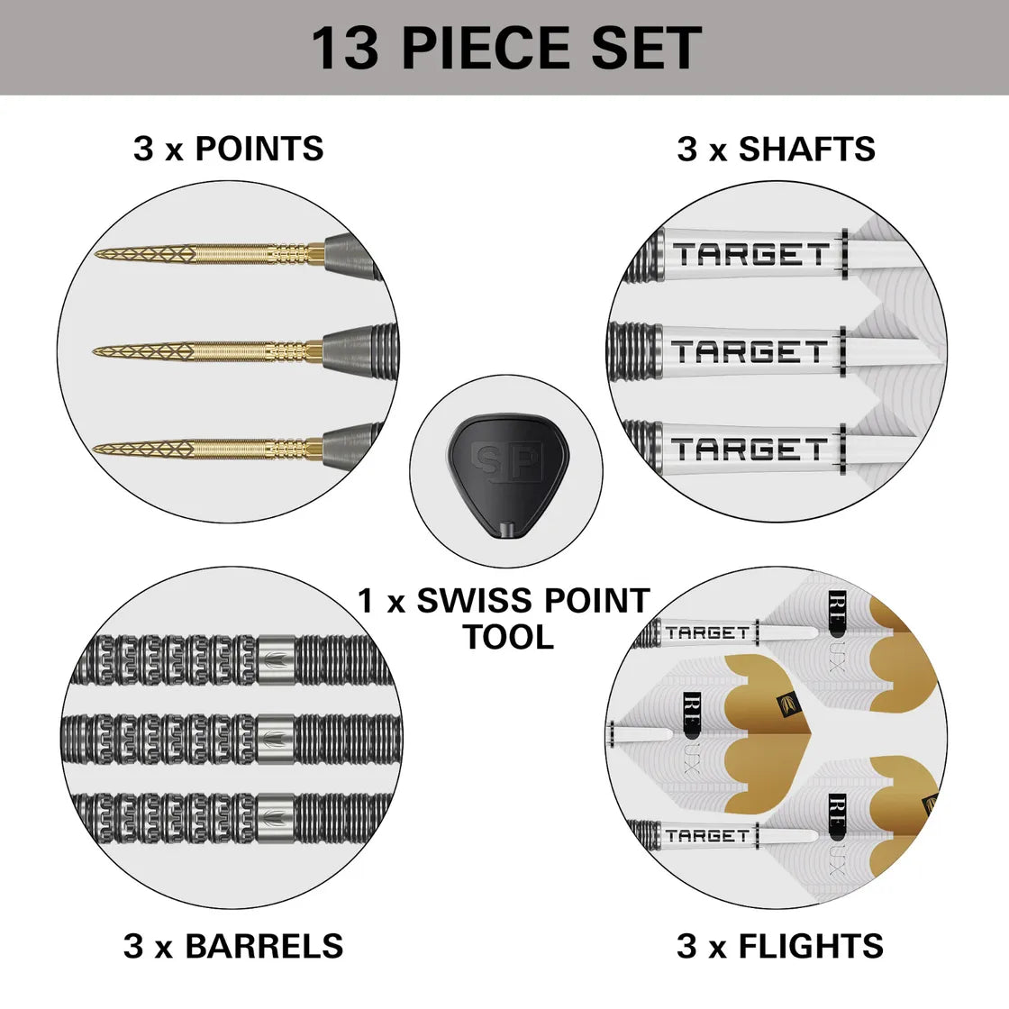 Target - Redux 01 - 90% -Steel Šípky - Direct Darts - 4