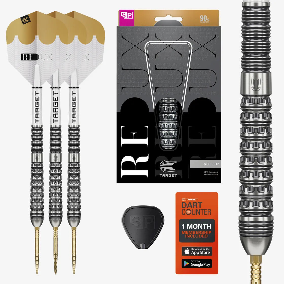 Target - Redux 03 - 90% -Steel Šípky - Direct Darts - 1