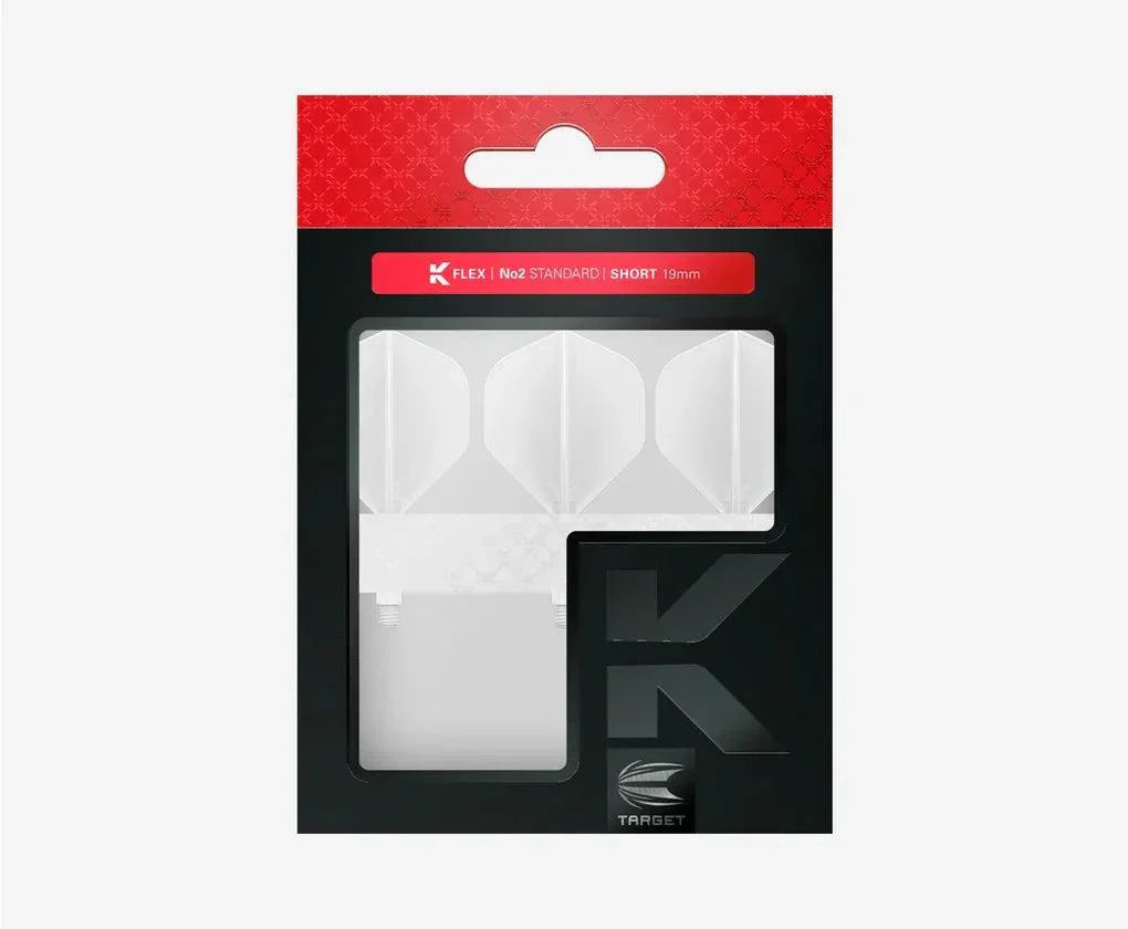 Target - K-Flex - No2 - Bílá - Letky/Násadky Na Šípky - Direct Darts - 3