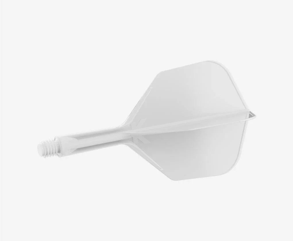 Target - K-Flex - No6 - Bílá - Jednodílný Násadky/Letky Na Šípky - Direct Darts - 1