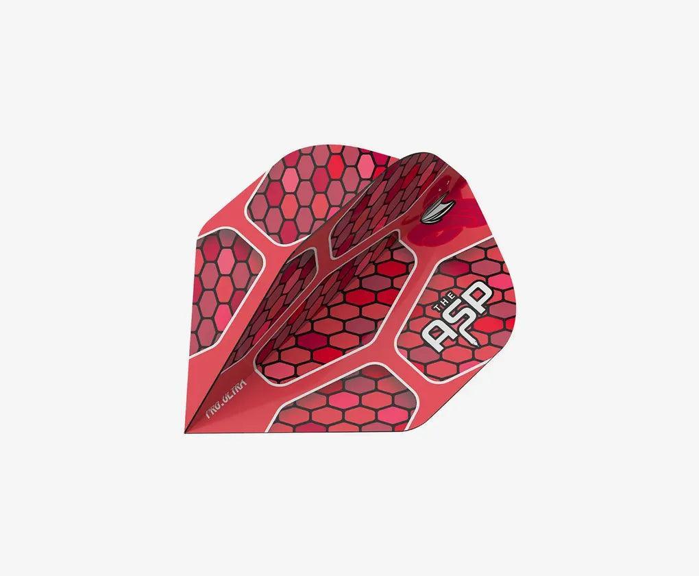 Target - Nathan Aspinall - Pro.Ultra - Červená - No2 - 100 Mikron - Letky Na Šípky - Direct Darts - 1