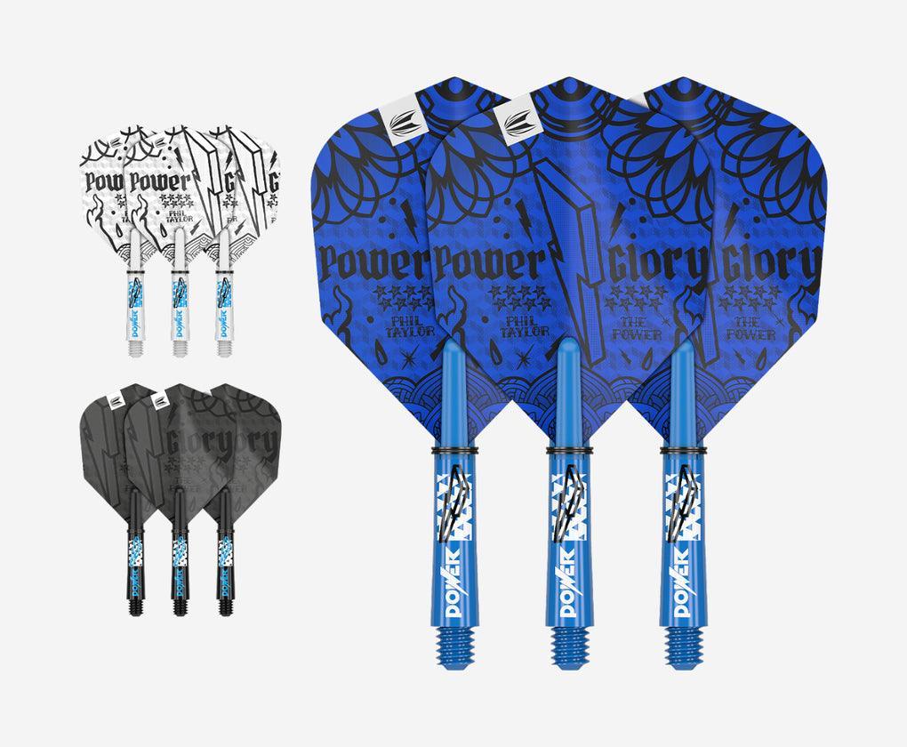 Target - Power Ink - Sada Násadky/Letiek - No6 - 3 Sady (9Ks) Sada Násadky/Letiek Na Šípky - Direct Darts - 1