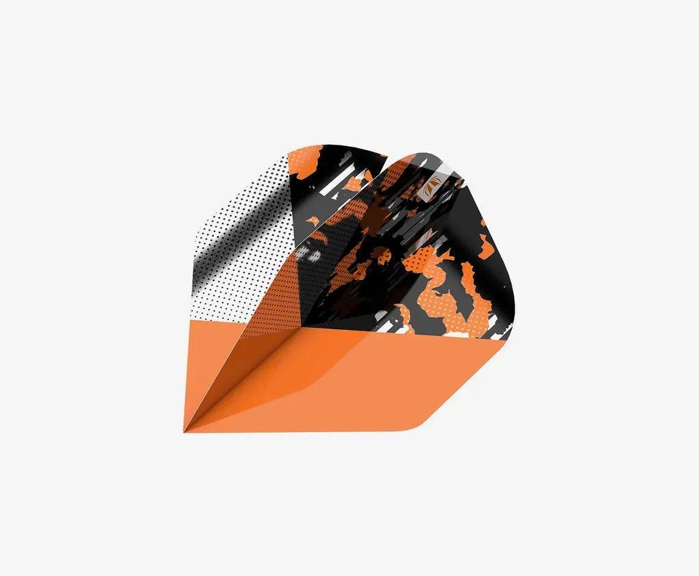 Target - Raymond Van Barneveld - Černá & Oranžová - Pro.Ultra - No2 - 100 Mikron - Letky Na Šípky - Direct Darts - 1