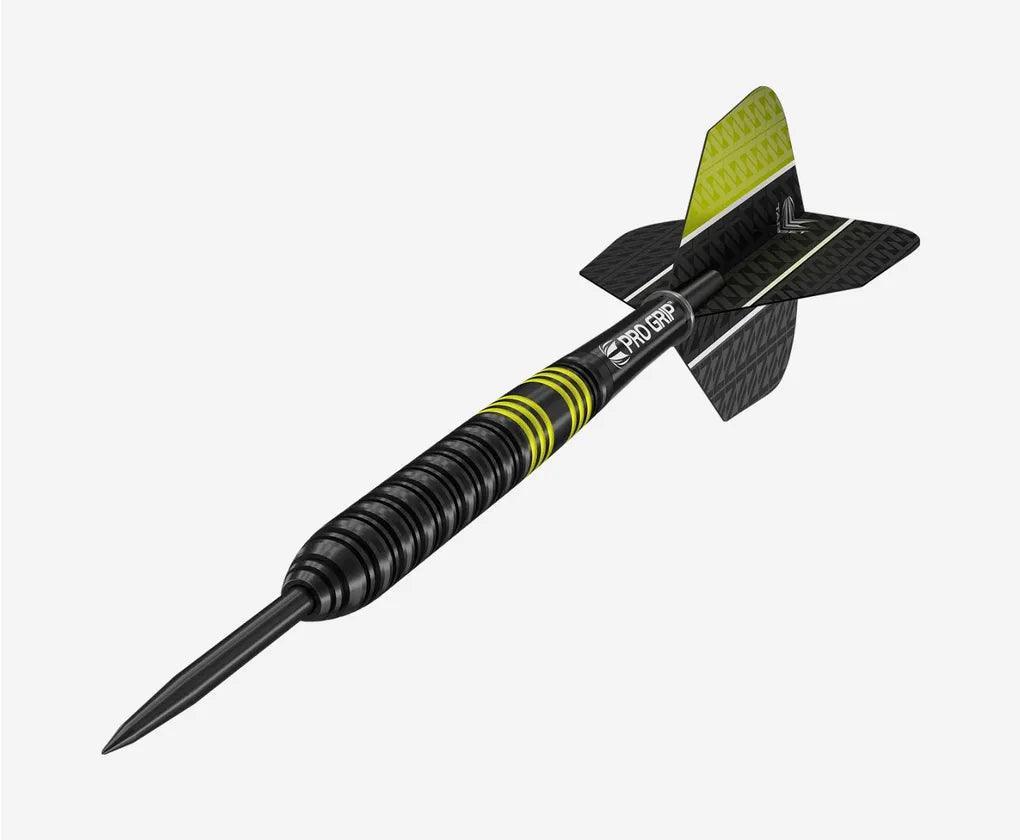 Target - Vapor8 Černá & Žlutá 80% - Steel Šípky - Direct Darts - 1