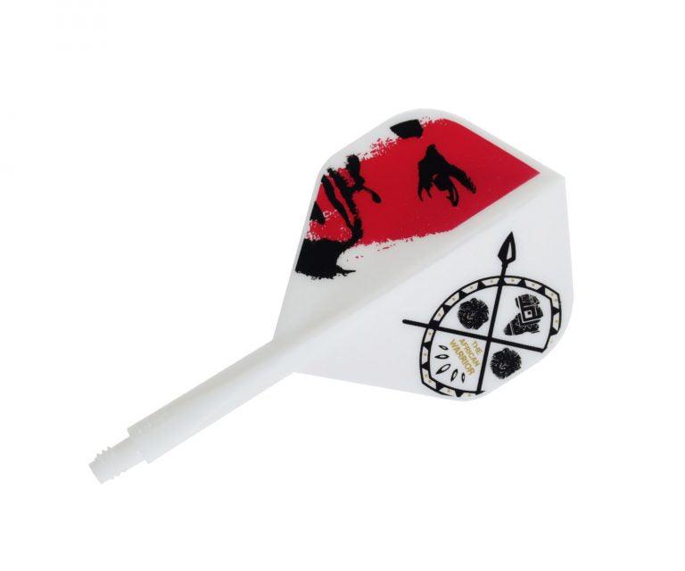 Condor - Axe A.W Inspiration3 - Bílá - No2 - Jednodílný Násadky/Letky Na Šípky - Direct Darts - 1