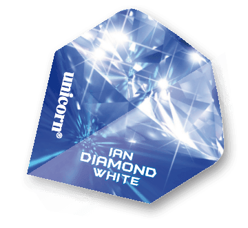 Unicorn - Authentic Diamond Ian White - 125 Mikron - Letky Na Šípky - Direct Darts - 1
