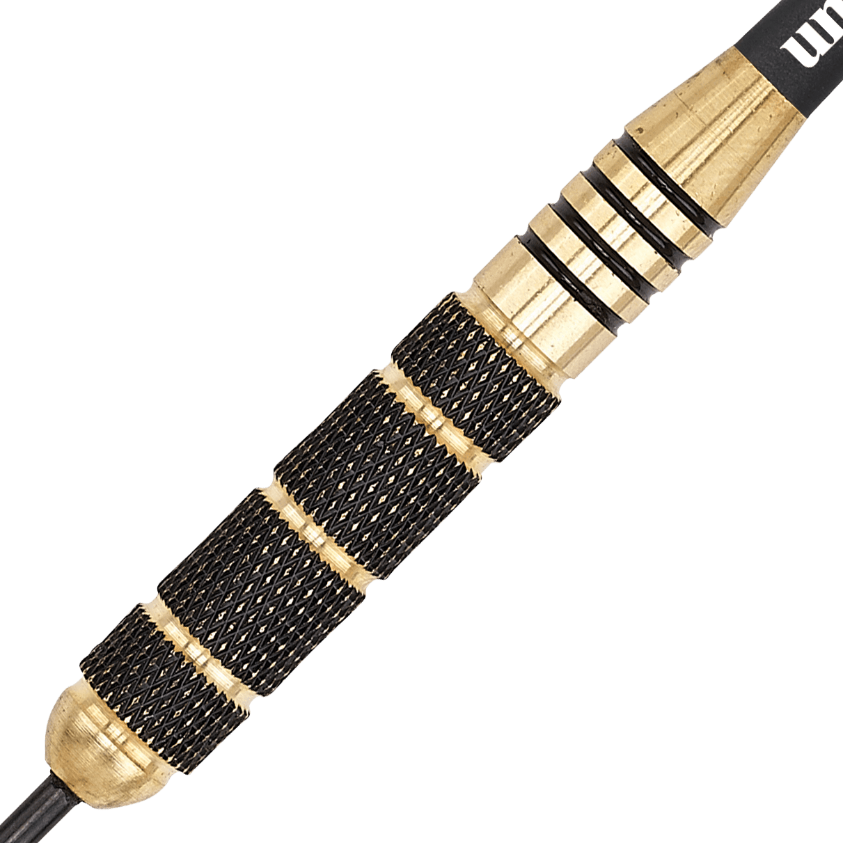 Unicorn - Core Plus Win Černá/Zlatá - Brass - Steel Šípky - Direct Darts - 1