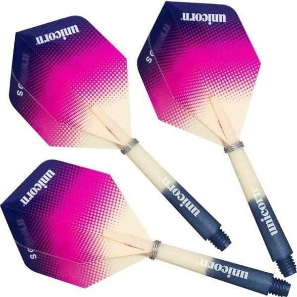 Unicorn - Cosmos Aurora Combo Pack - 100 Mikron - Letky Na Šípky - Direct Darts - 1