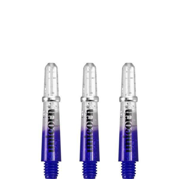 Unicorn - Gripper 4 Elememts 2 Tone Modrá/Průhledná - Násadky Na Šípky - Direct Darts - 5