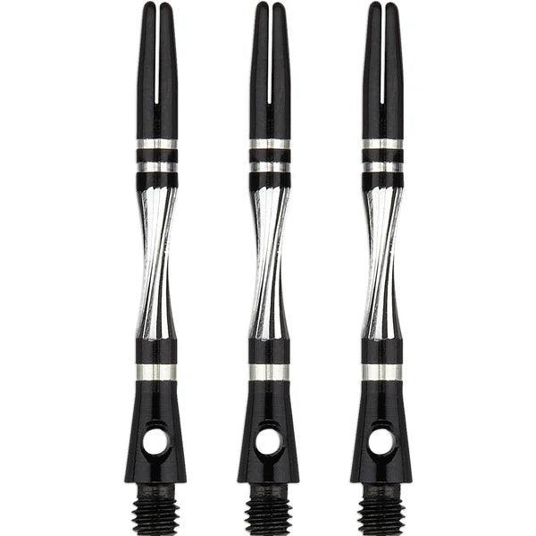 Unicorn - Twist Hliník Černá - Násadky Na Šípky - Direct Darts - 1