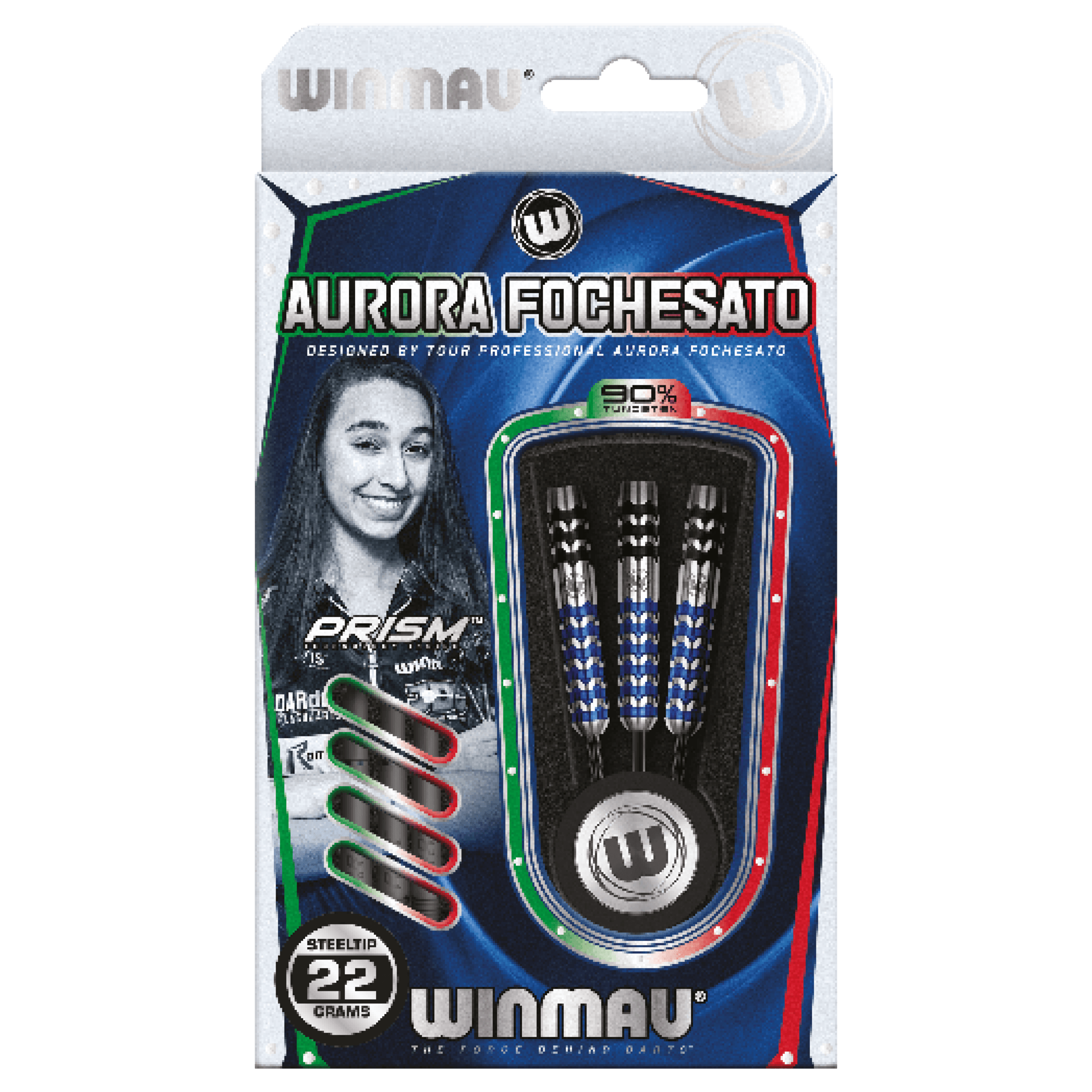 Winmau - Aurora Fochesato 90% - Steel Šípky - Direct Darts - 3