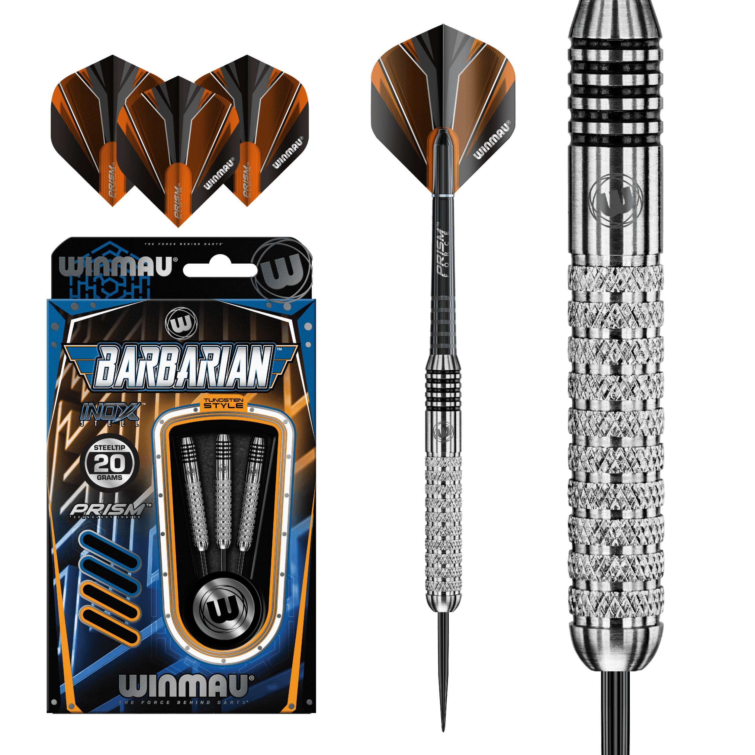 Winmau - Barbarian Nerezová Ocel - Steel Šípky - Direct Darts - 2