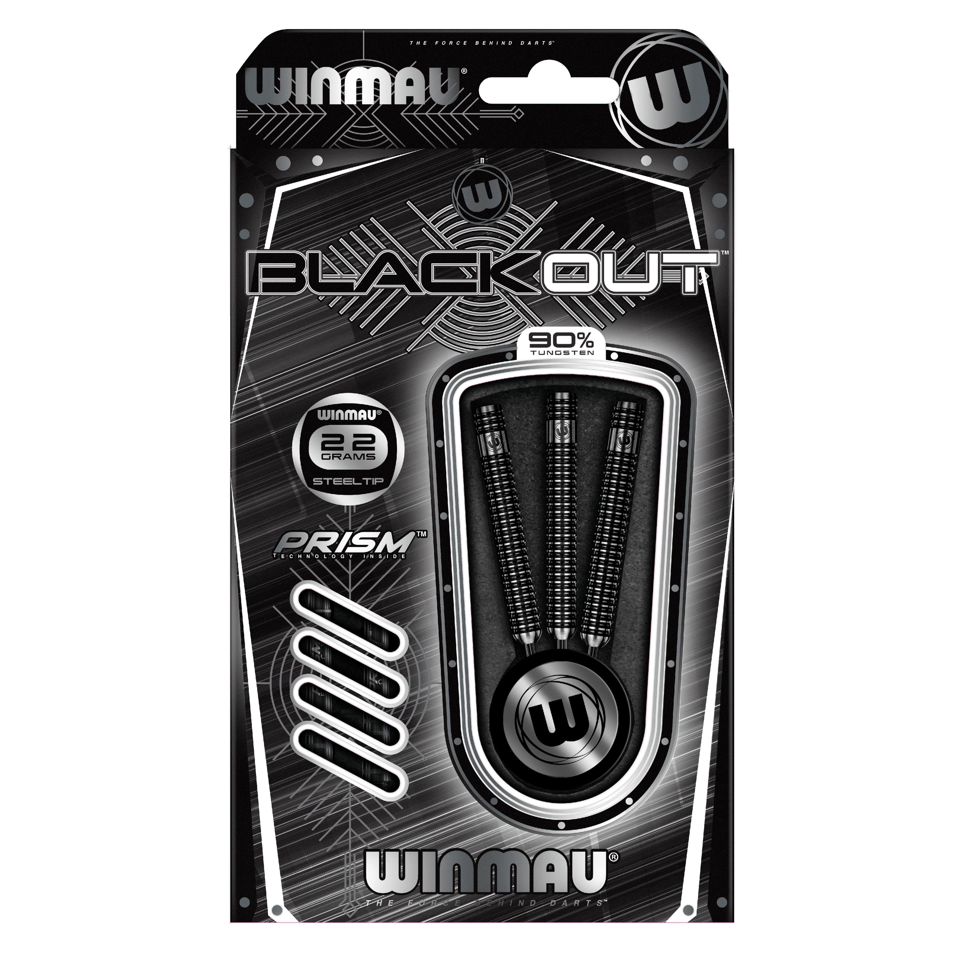 Winmau - Blackout 90% - Steel Šípky - Direct Darts - 3