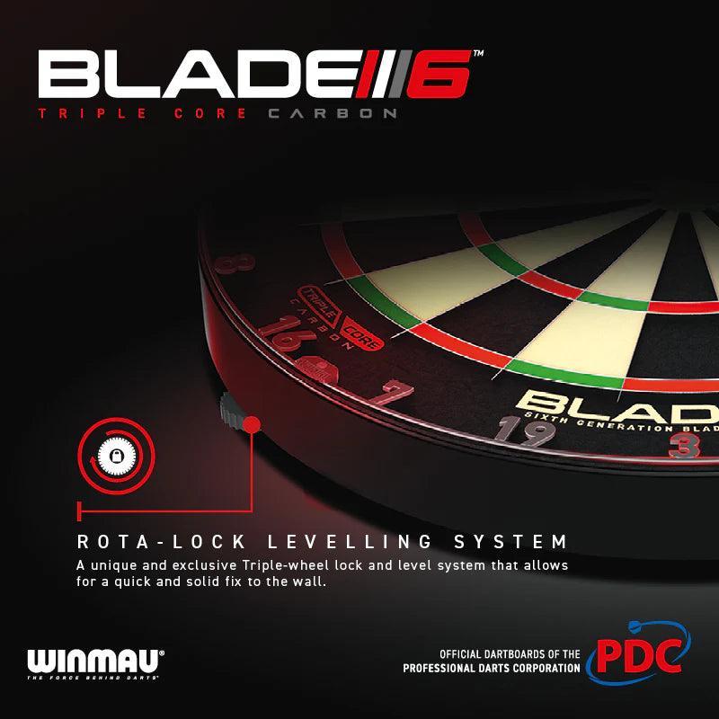Winmau - Blade 6 Triple Core Pdc Logo - Sisalový Terč Na Šípky - Direct Darts - 5
