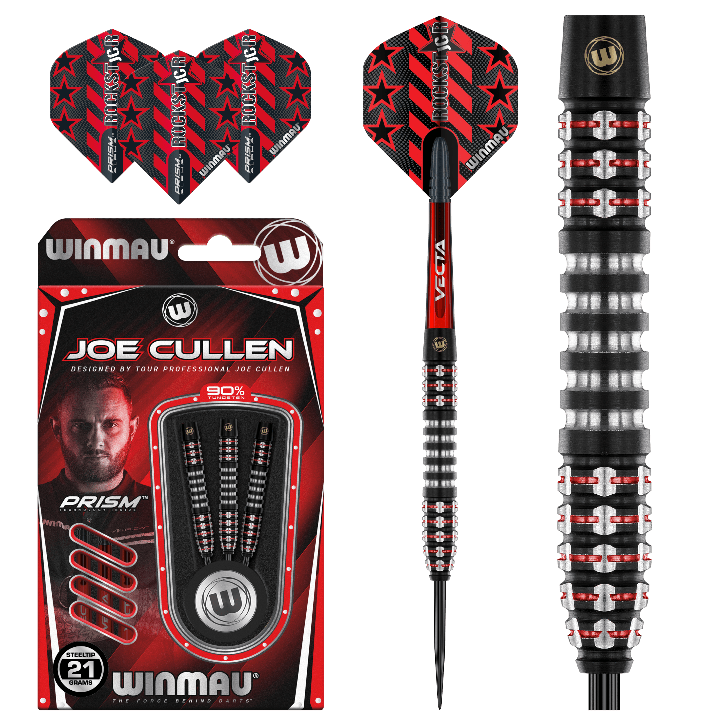 Winmau - Joe Cullen Ignition Series 90% - Steel Šípky - Direct Darts - 2