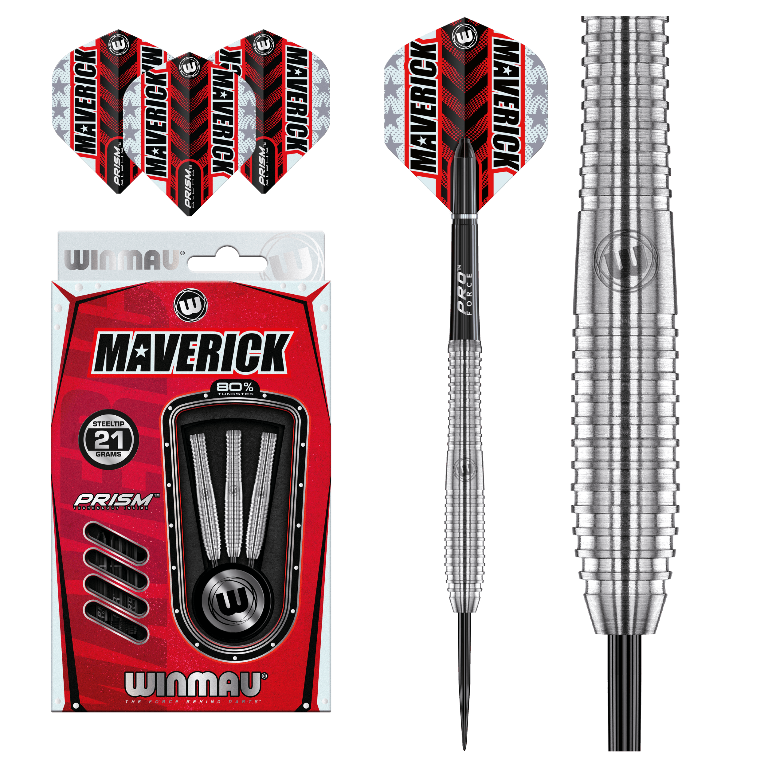 Winmau - Maverick 80% - Steel Šípky - Direct Darts - 2