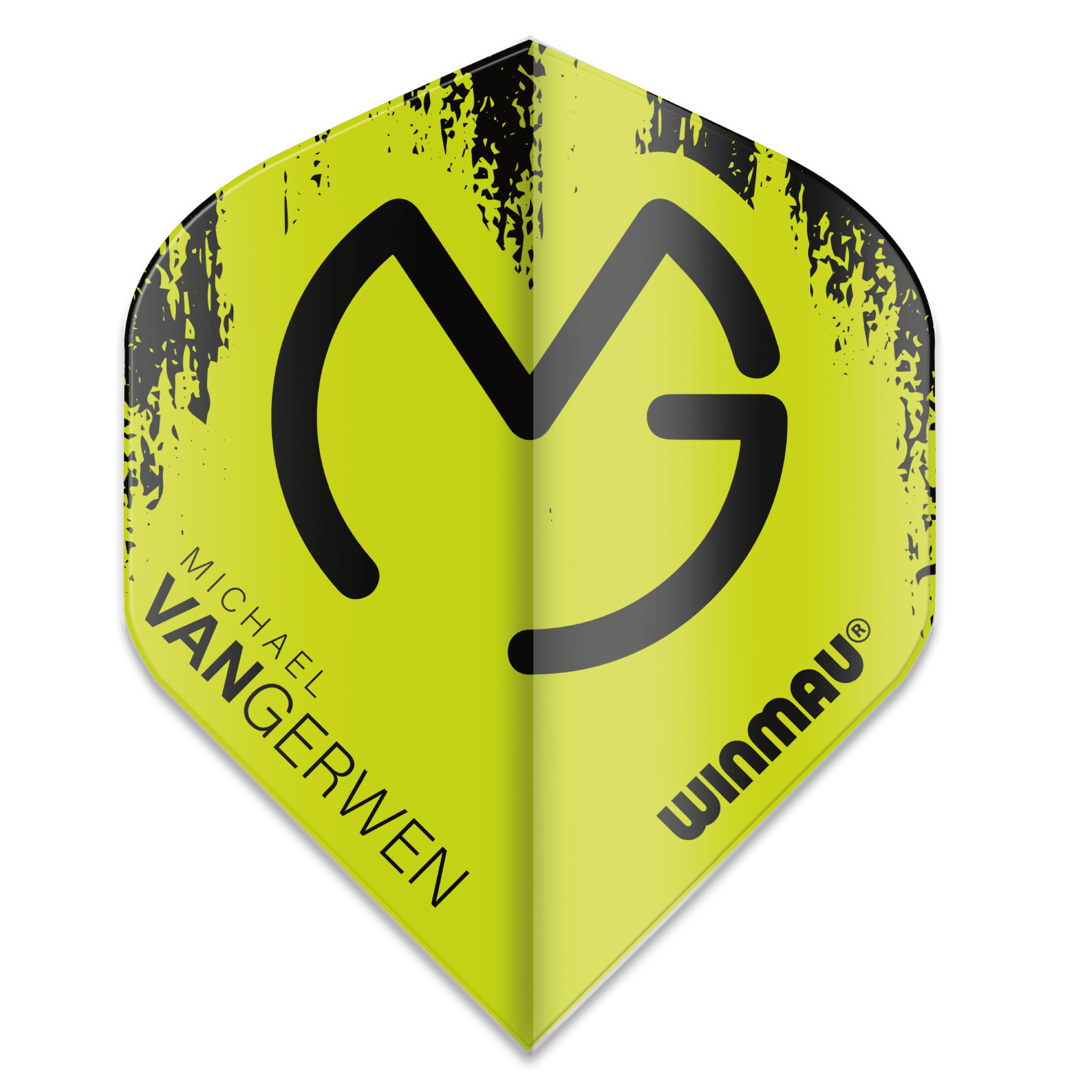 Winmau - Mega Standard Mvg Černá & Zelená - 75 Micron - Letky Na Šípky - Direct Darts - 1