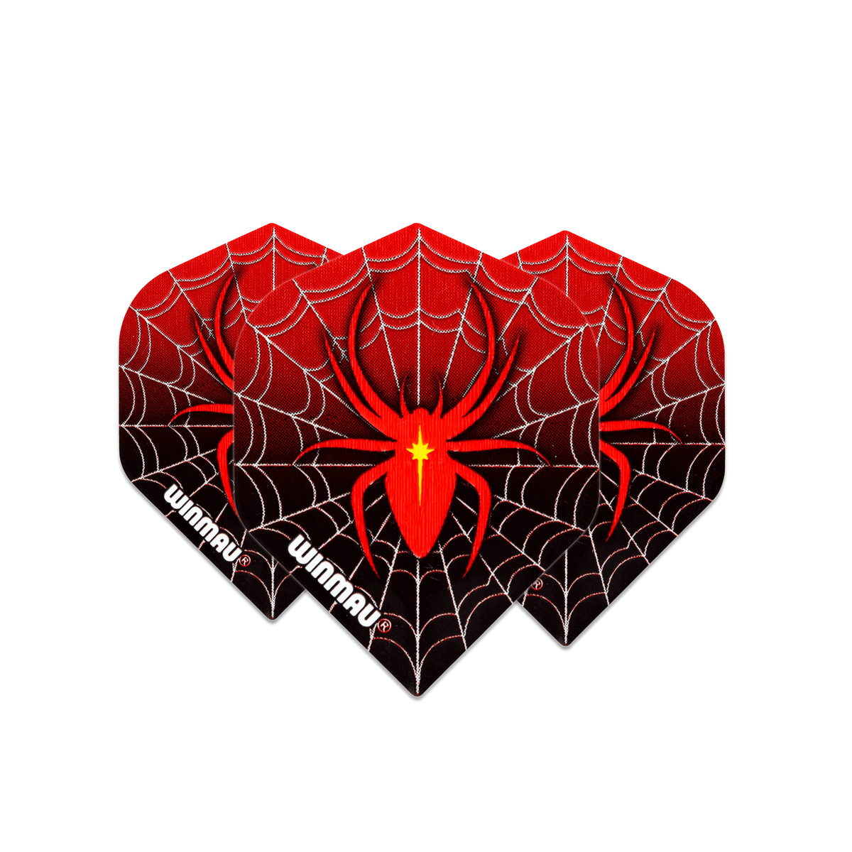 Winmau - Mega Standard Červená Pók - 75 Mikron - Letky Na Šípky - Direct Darts - 1