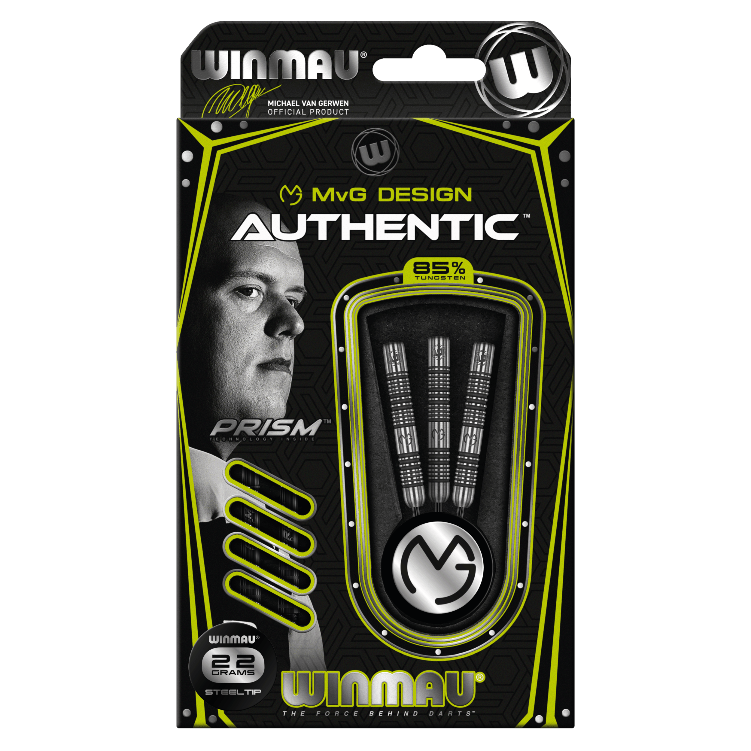 Winmau - Mvg Authentic 85% - Steel Šípky - Direct Darts - 3