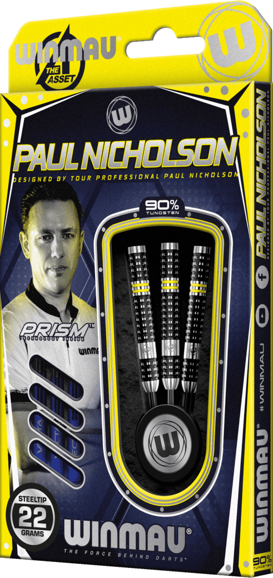 Winmau - Paul Nicholson 90% - Steel Šípky - Direct Darts - 3