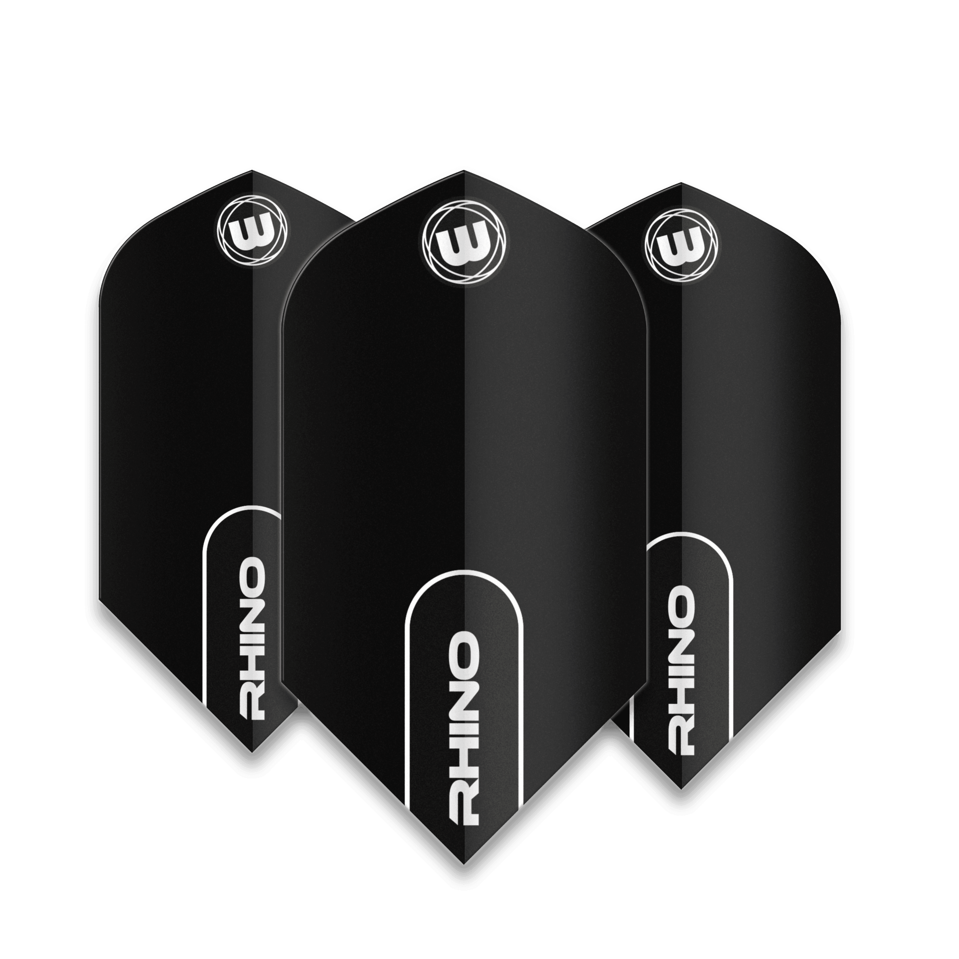 Winmau - Rhino Slim Černá - 75 Mikron - Letky Na Šípky - Direct Darts - 1