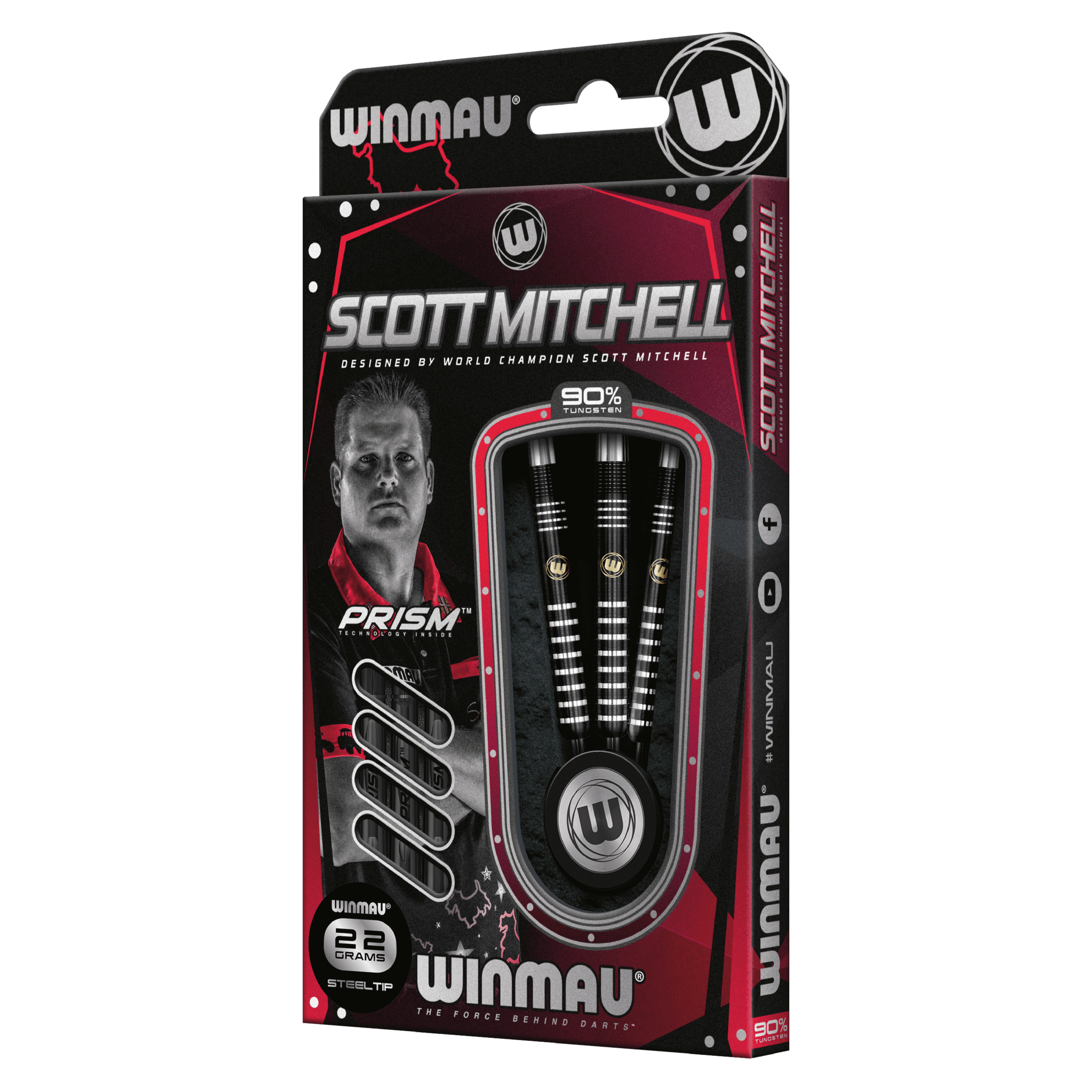 Winmau - Scott Mitchell 90% - Steel Šípky - Direct Darts - 4