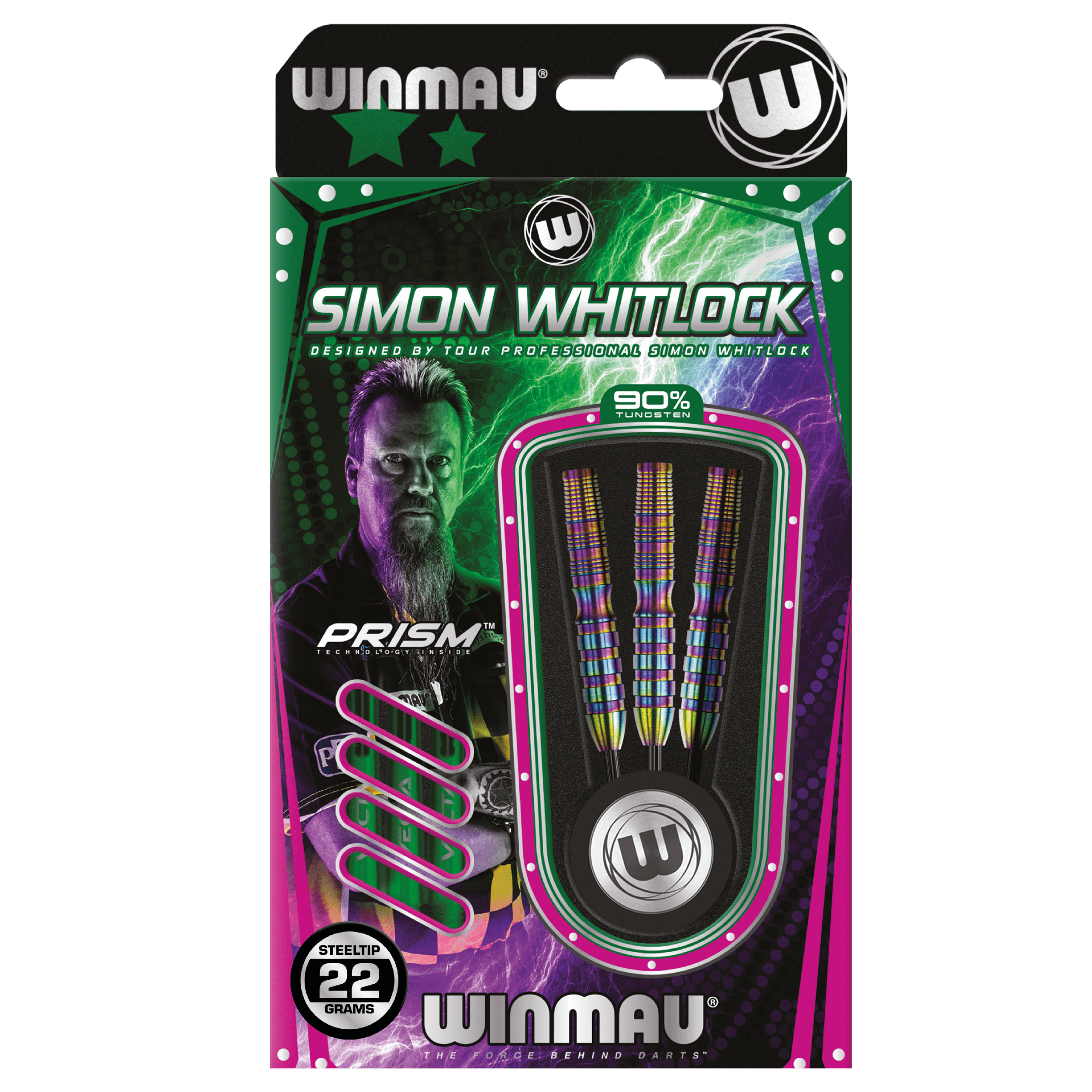 Winmau - Simon Whitlock World Cup Edition 90% - Steel Šípky - Direct Darts - 3
