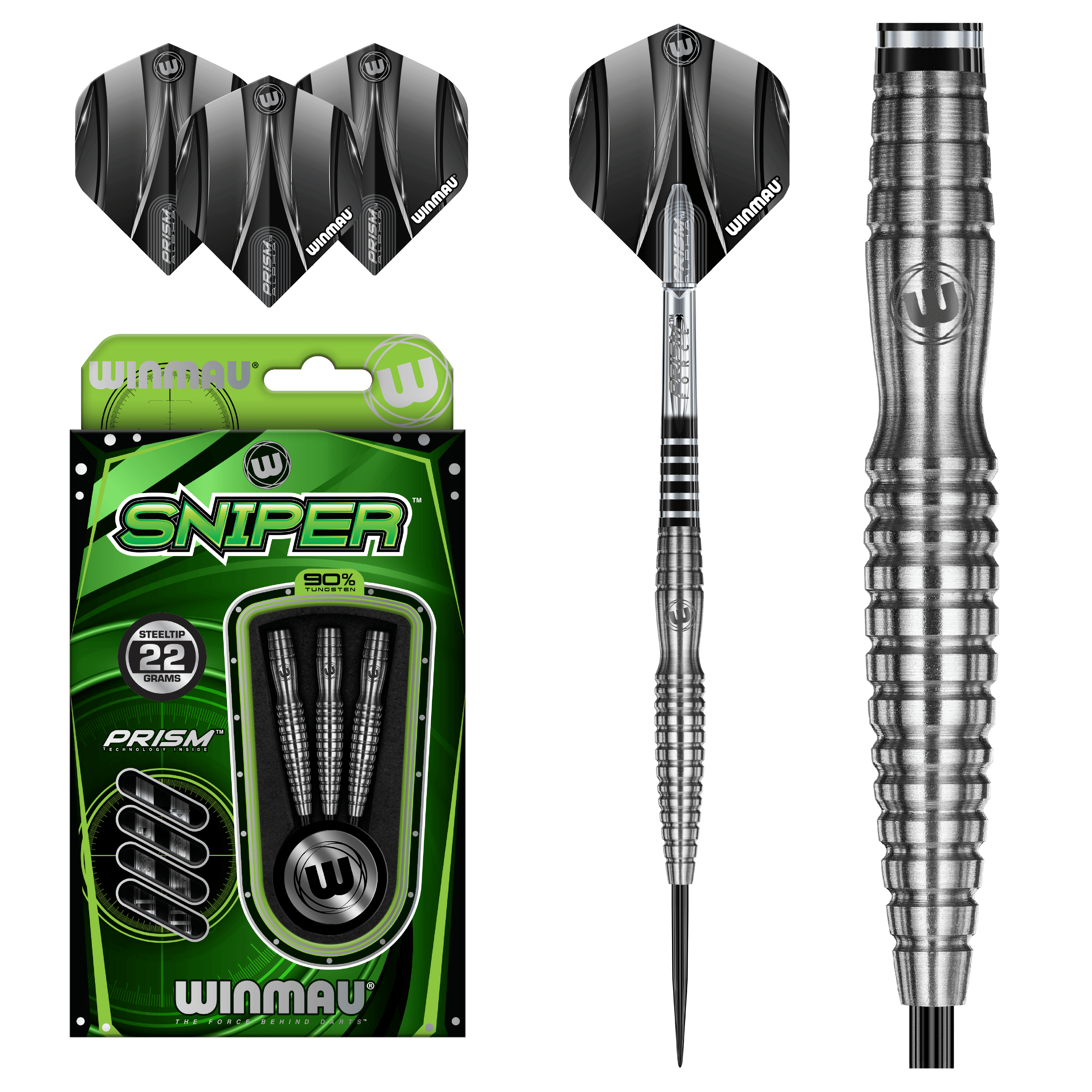 Winmau - Sniper V1 90% - Steel Šípky - Direct Darts - 2