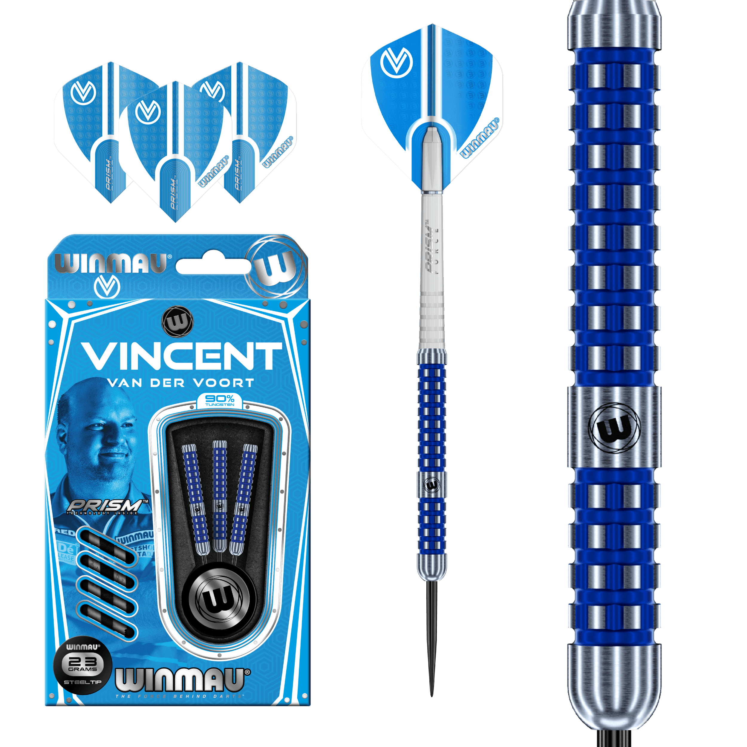 Winmau - Vincent Van Der Voort 90% - Steel Šípky - Direct Darts - 2