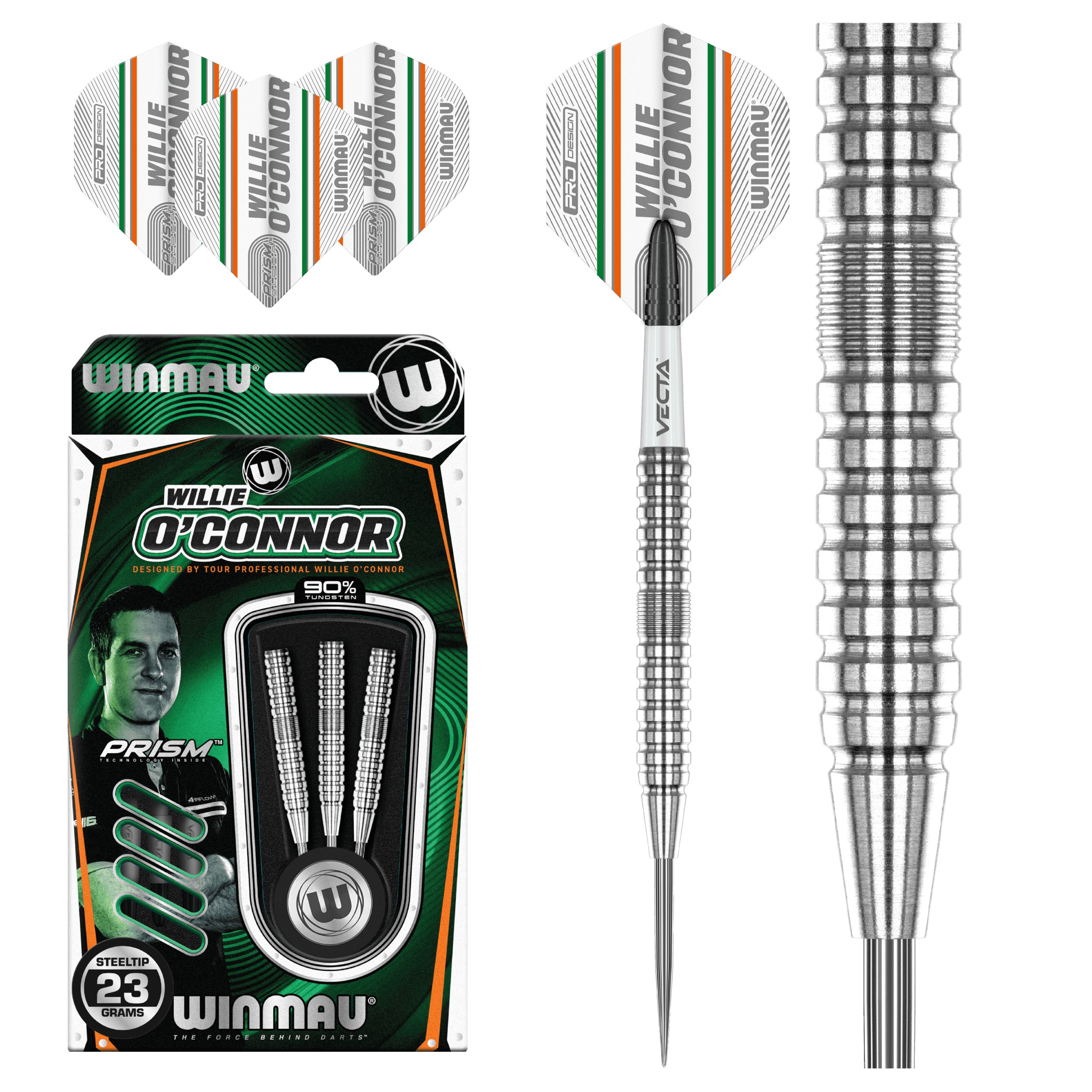 Winmau - Willie O'Connor 90% - Steel Šípky - Direct Darts - 2