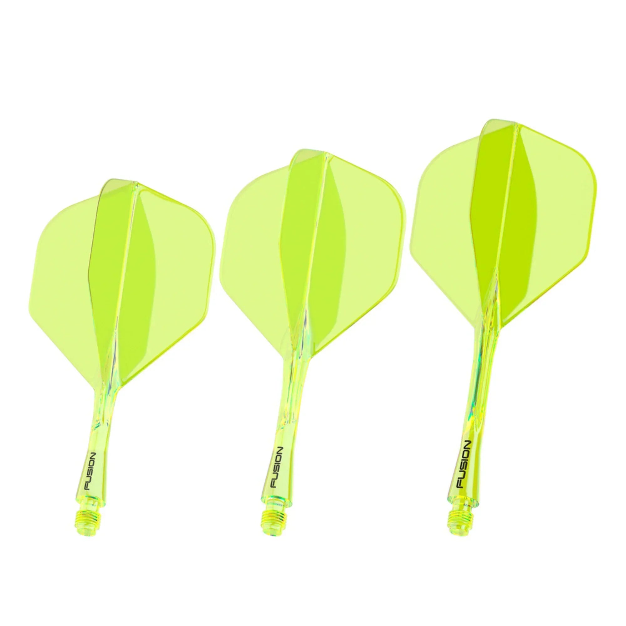 Winmau - Fusion - Žlutá - No2 - Jednodílný Násadky/Letky Na Šípky - Direct Darts - 2