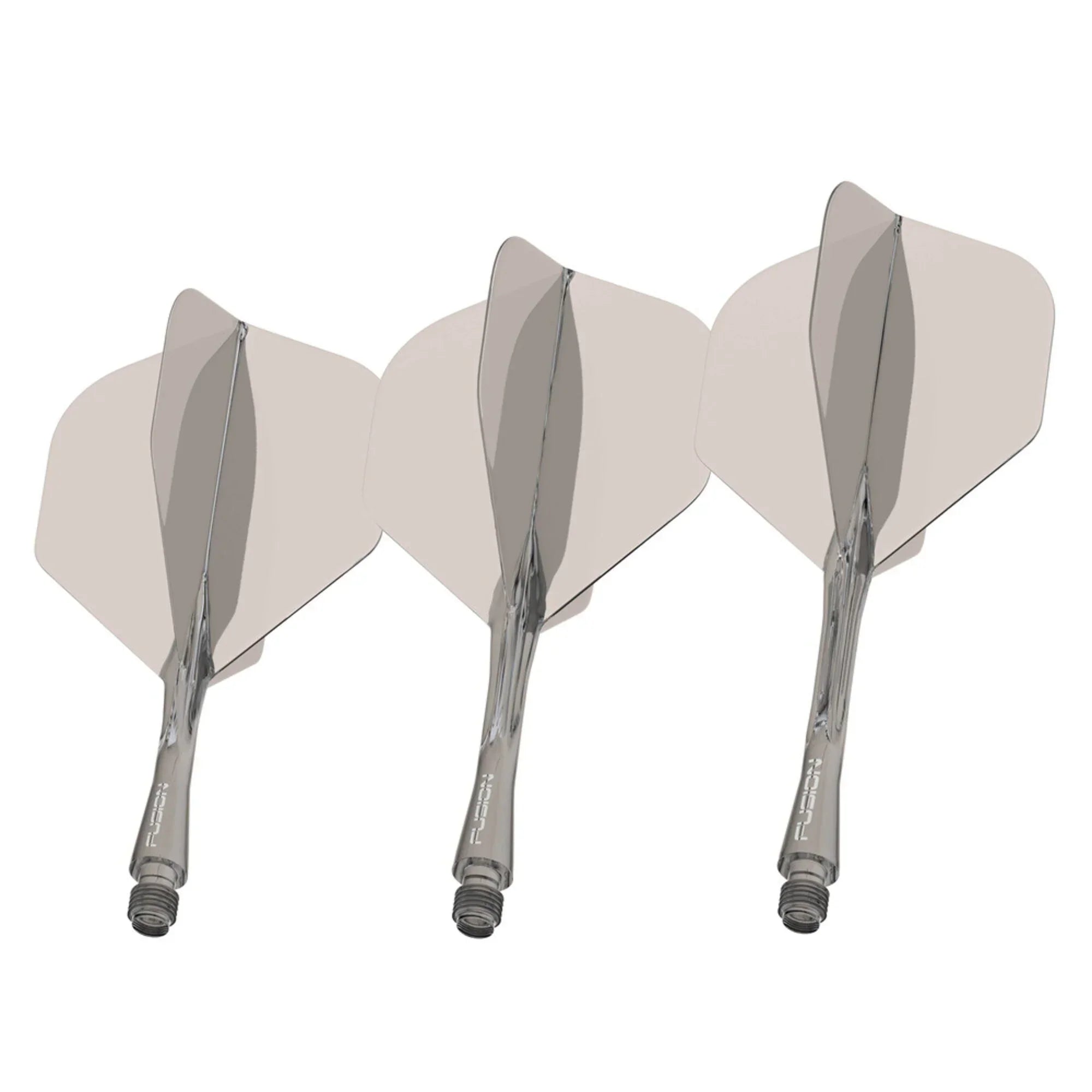 Winmau - Fusion - Šedá - No2 - Jednodílný Násadky/Letky Na Šípky - Direct Darts - 2