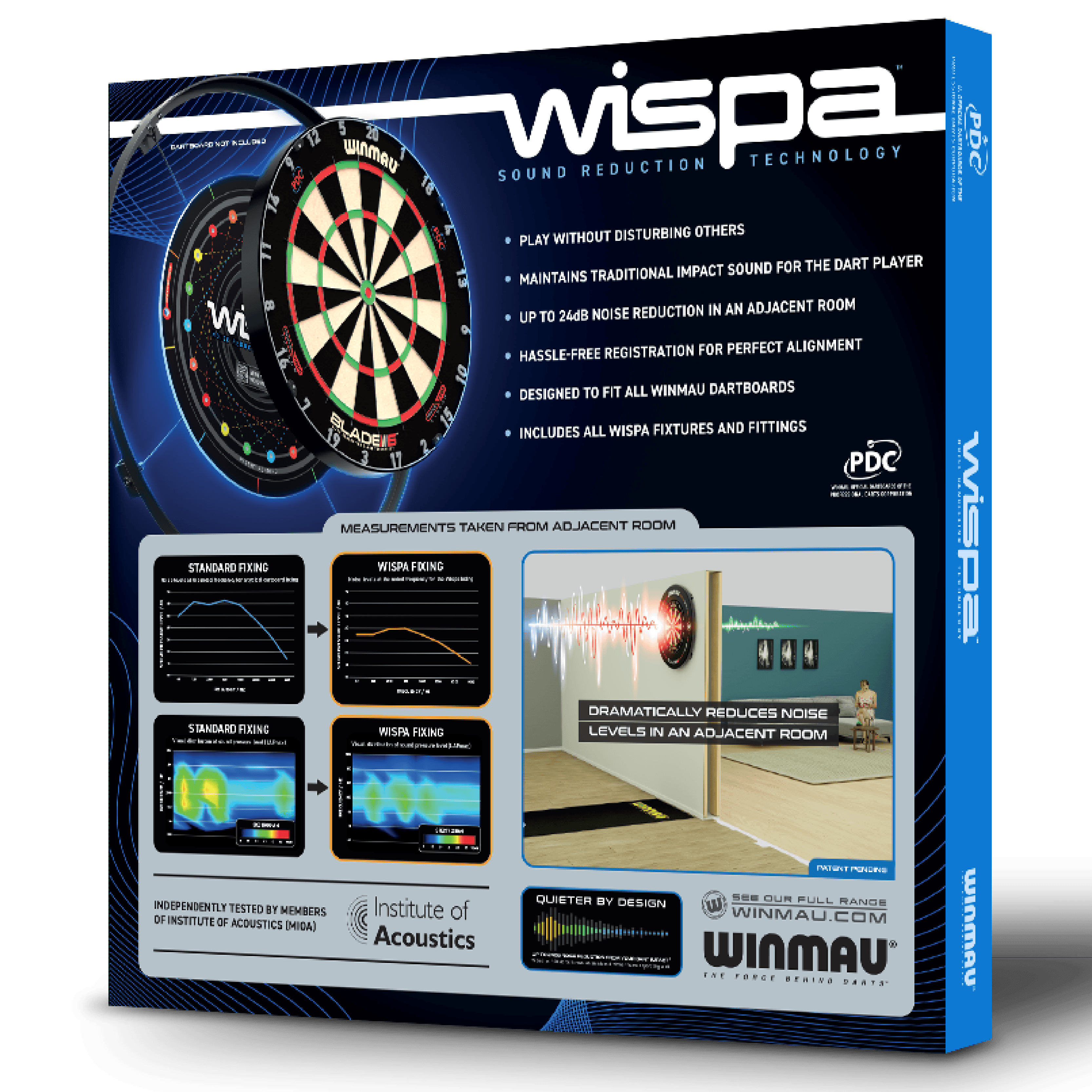 Winmau - Wispa - Systém Na Redukciu Hluku - Direct Darts - 6