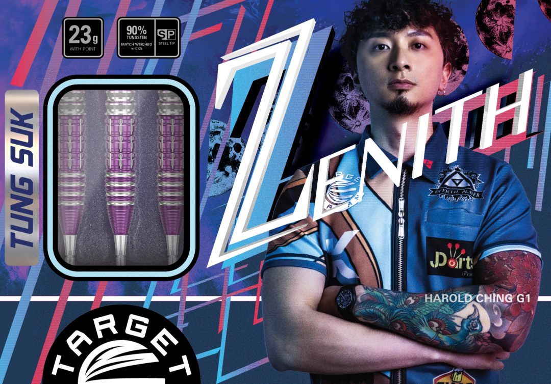 Target Japan - Prime Series Zenith - 90% - Steel Šipky - Direct Darts - 4