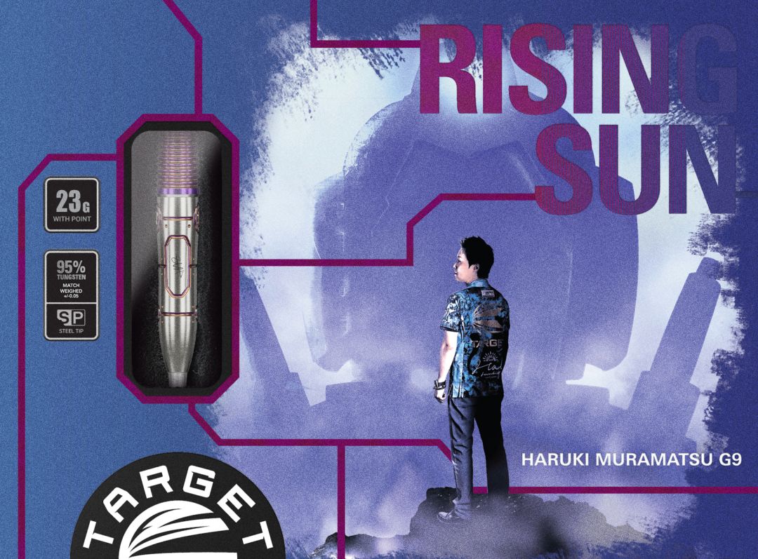 Target Japan - Rising Sun Gen 9 - 95% - Steel Šipky - Direct Darts - 3