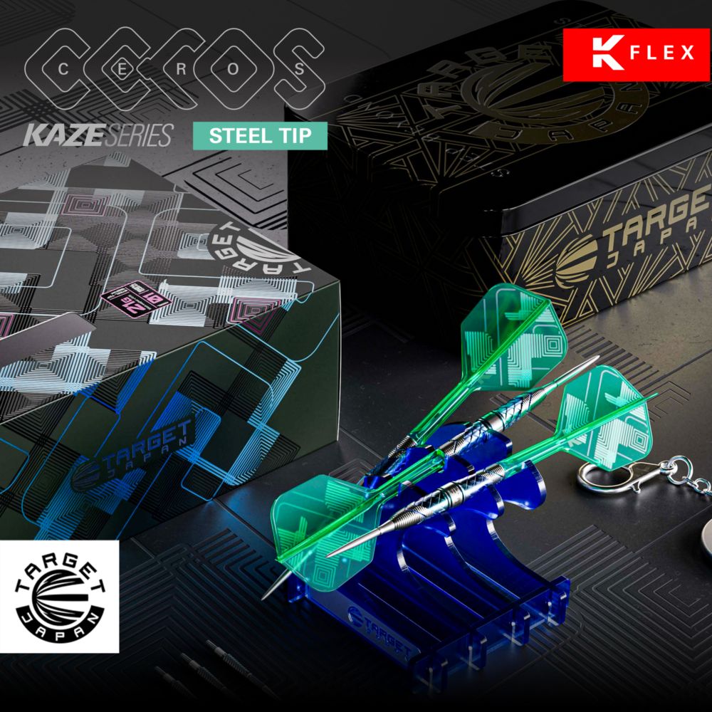 Target Japan - Kaze Series Ceros 02 - 90% - Steel Šipky - Direct Darts - 4