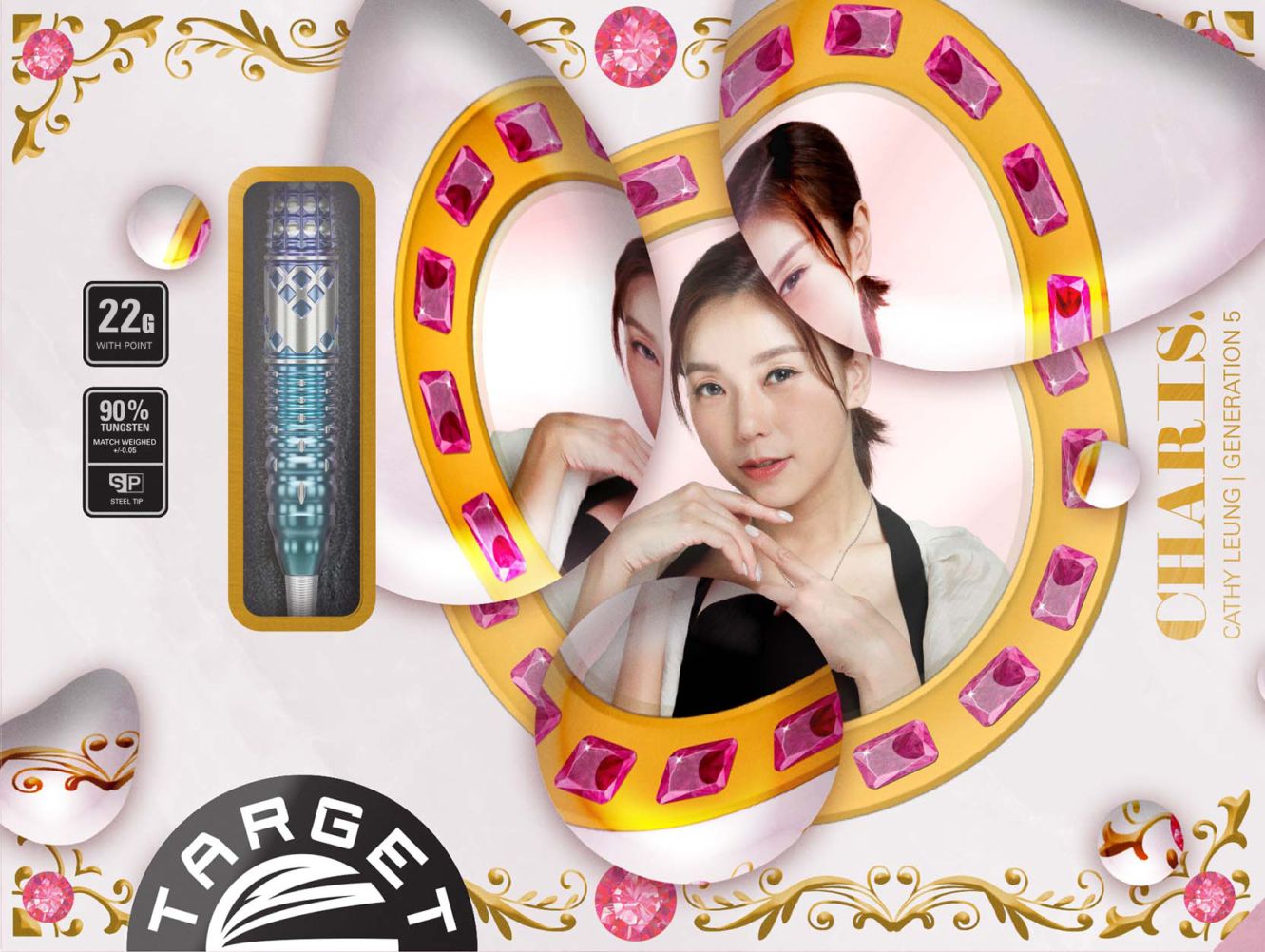Target Japan - Charis Gen5 - 90% - Steel Šipky - Direct Darts - 4