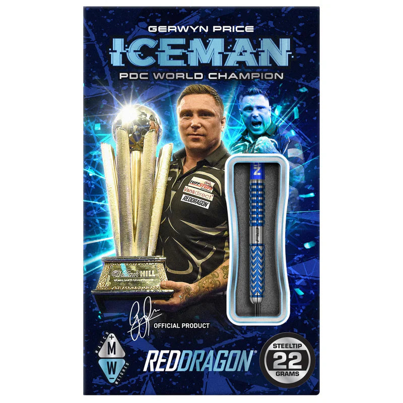 Red Dragon - Gerwyn Price - Glacier 90% - Steel Šípky - Direct Darts - 5