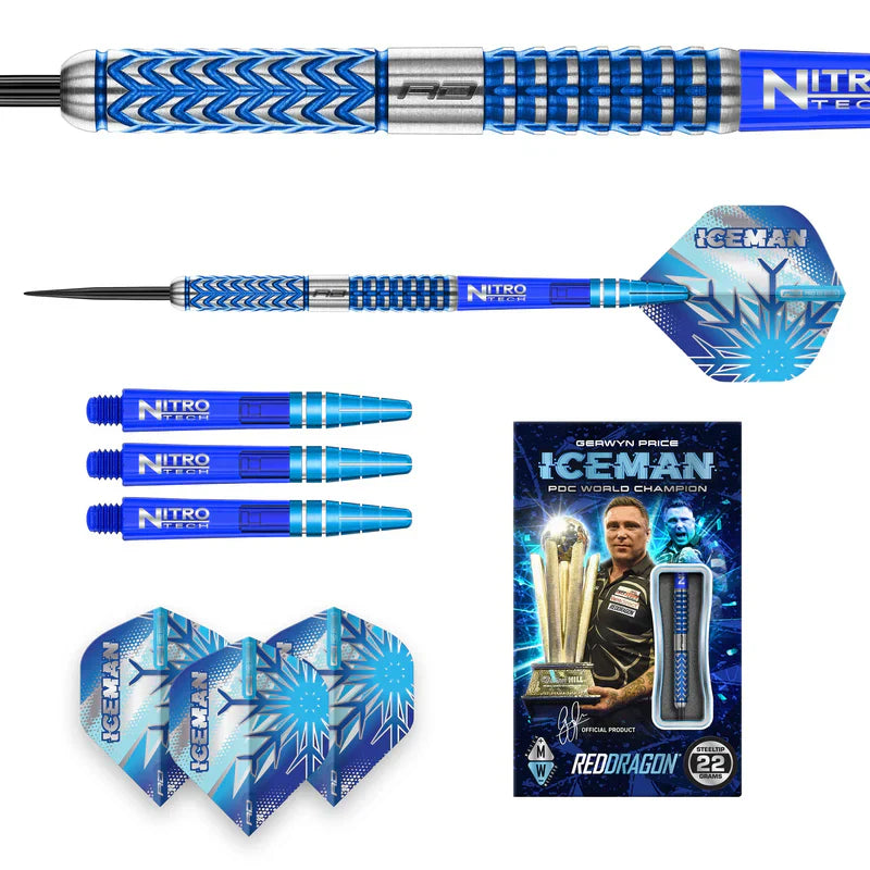 Red Dragon - Gerwyn Price - Glacier 90% - Steel Šípky - Direct Darts - 6