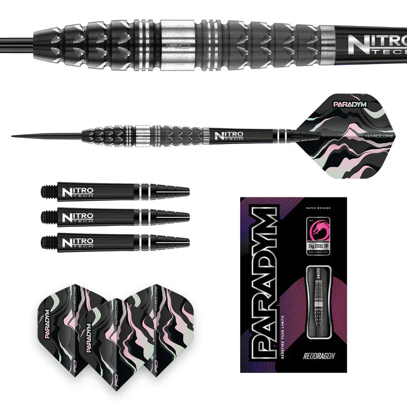 Red Dragon - Paradym - Torpedo 90% - Steel Šípky - Direct Darts - 5