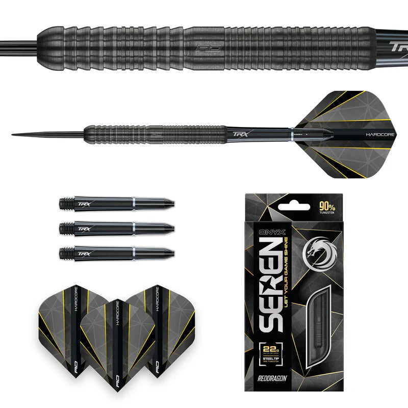 Red Dragon - Seren 1 Onyx 90% - Steel Šípky - Direct Darts - 5