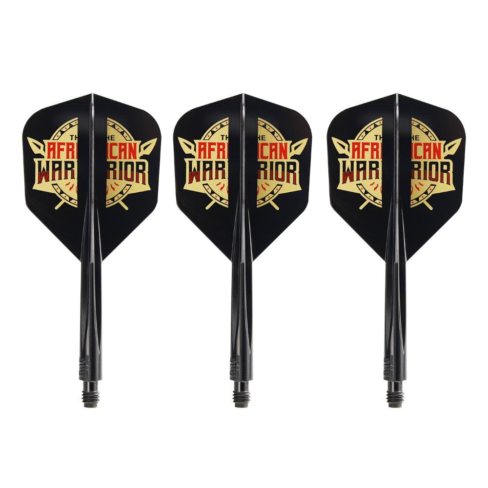 Condor - Axe A.W Inspiration2 - Černá - No6 - Jednodílný Násadky/Letky Na Šípky - Direct Darts - 1