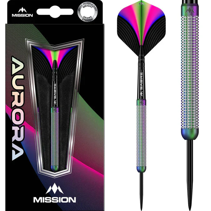 Mission - Aurora - 90% - Steel Šipky - Direct Darts - 1
