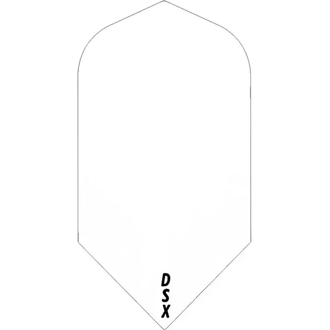 Designa - Dsx100 - Bílá - Slim - 100 Mikron - Letky Na Šípky - Direct Darts - 1