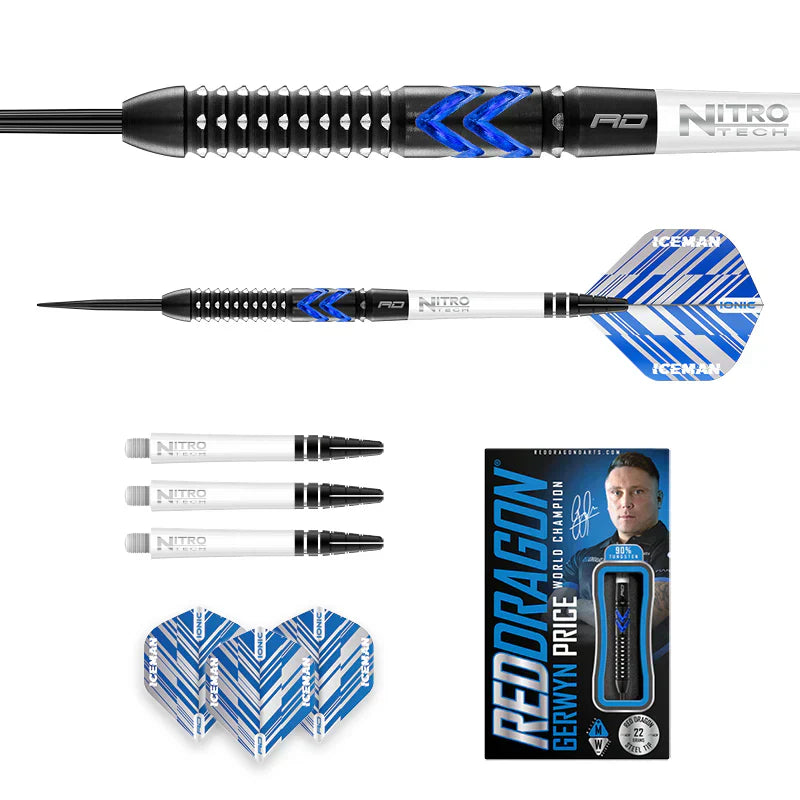 Red Dragon - Gerwyn Price Blue Ice Se - Steel Šípky - Direct Darts - 6