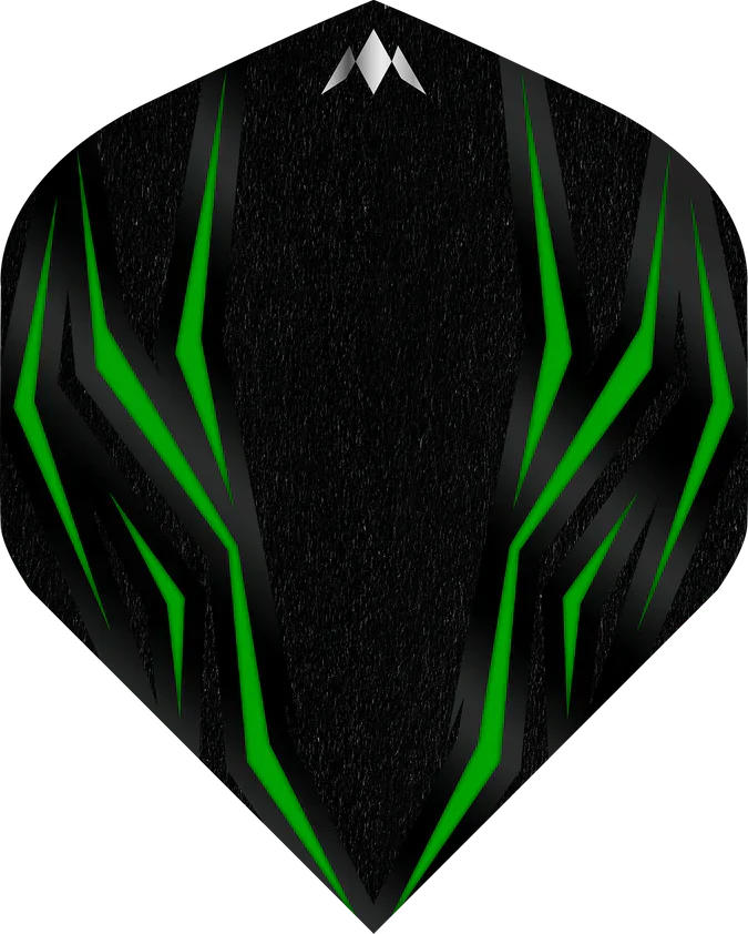 Mission - Lava - Zelená - No2 - 100 Mikron - Letky Na Šípky - Direct Darts - 1