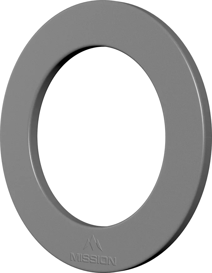 Mission - Logo 3D - Heavy Duty - Strieborná - Ochrana K Terčom - Direct Darts - 2